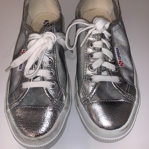 SUPERGA METALLIC MESH SNEAKERS - Picture 3 of 7